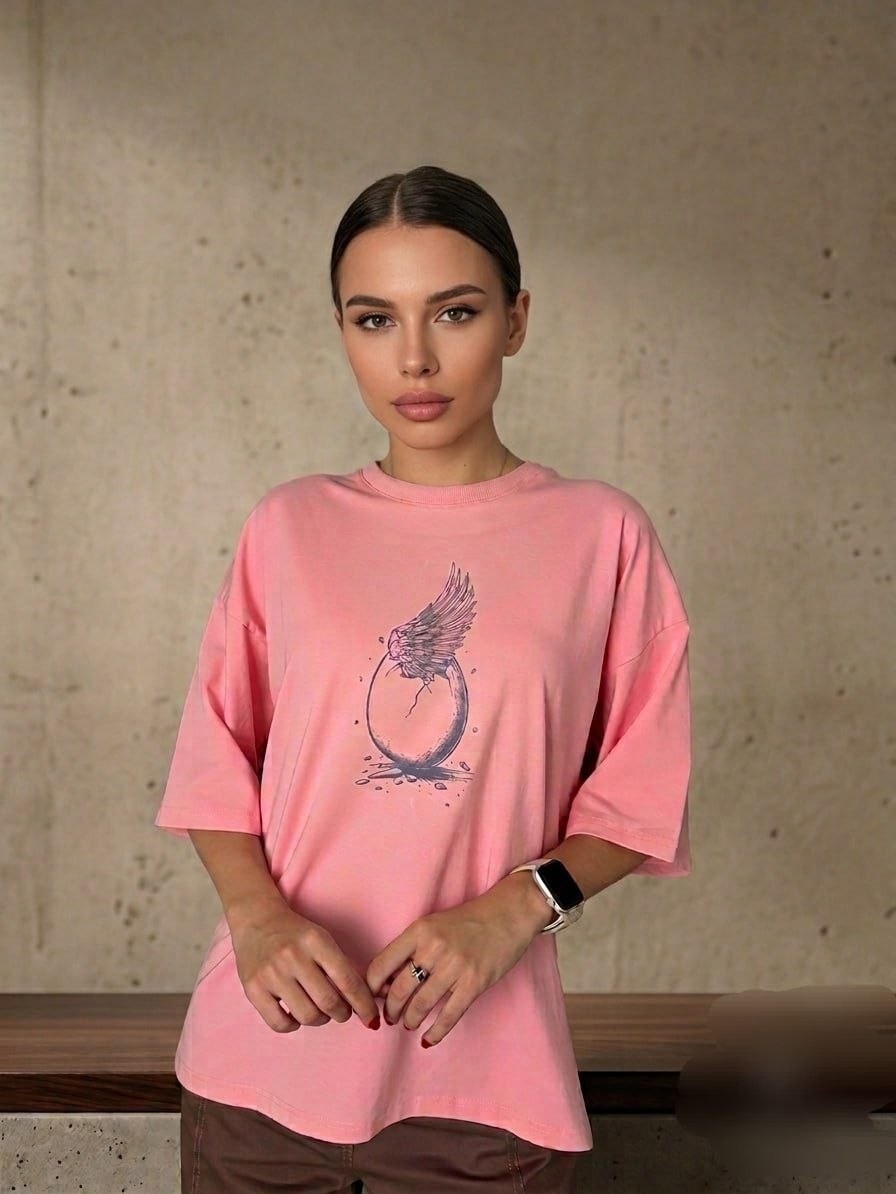 "Футболка Oversize принтована “Пробудження”"